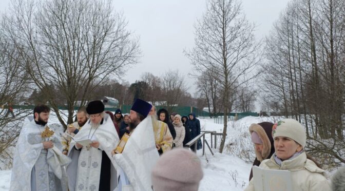 18 января 2023 года Крещенский сочельник в храме свт. Николая в Здехово.